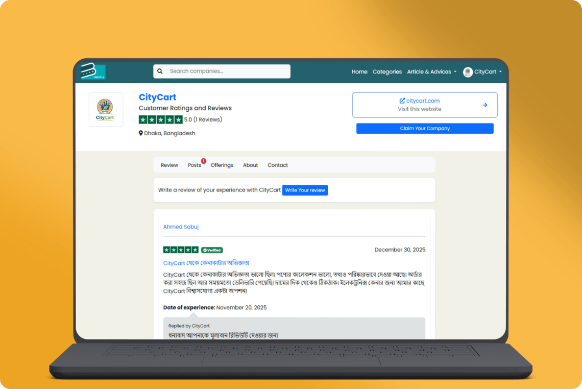 Get Trusted Reviews in Bangladesh