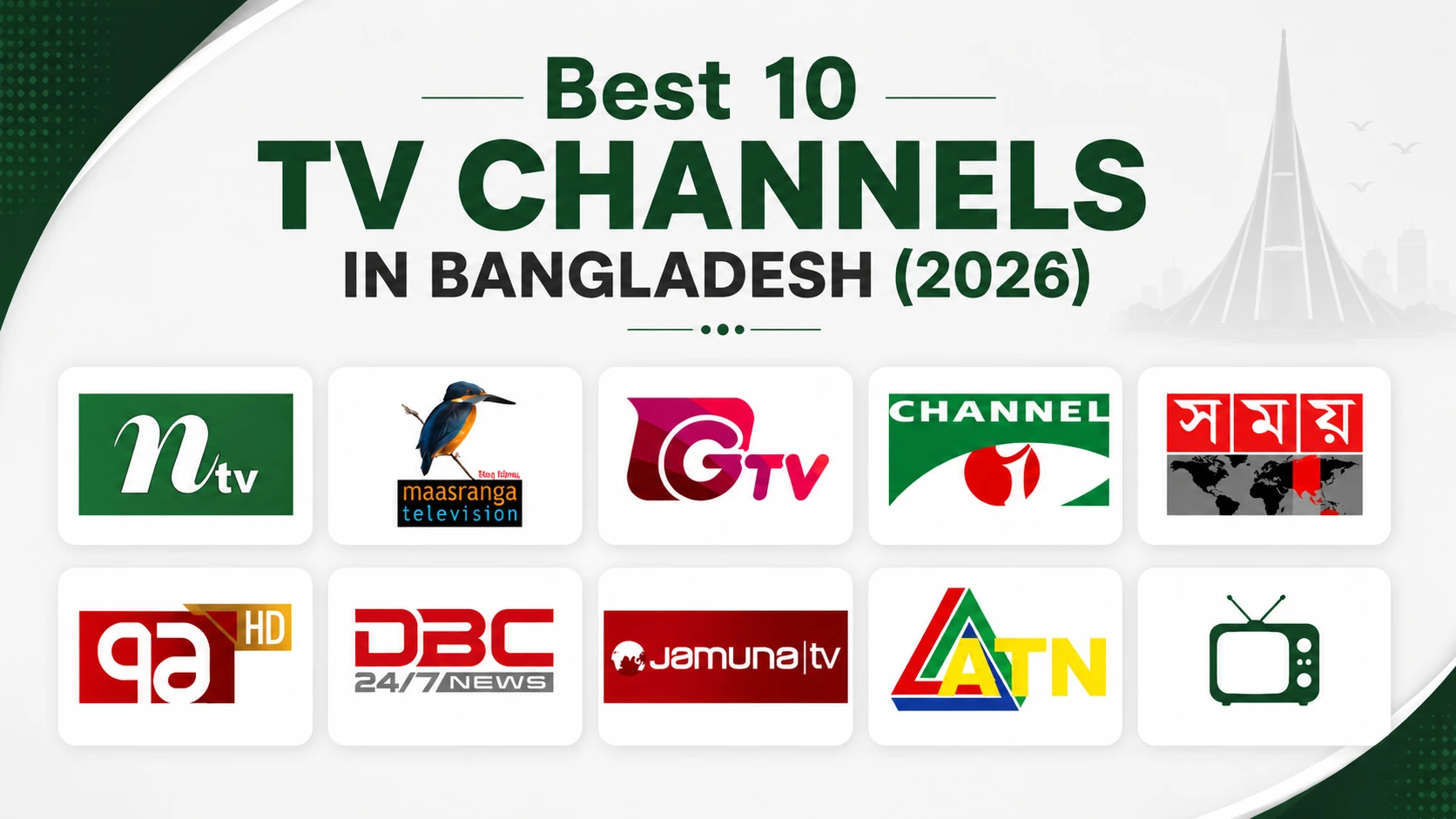 Best 10 TV Channels in Bangladesh (2026)