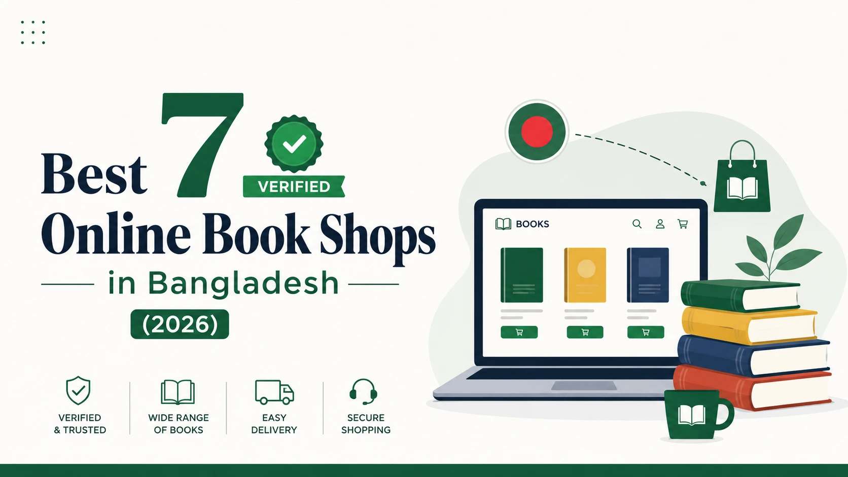 Best 7 Verified Online Book Shops in Bangladesh (2026) &ndash; Compare trusted bookstores for authentic books, competitive prices, and fast delivery.
