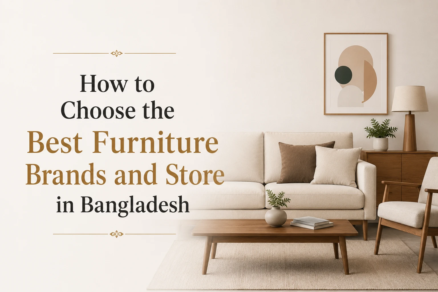 How to choose the best furniture brands and store in Bangladesh by comparing furniture quality, design, pricing, warranty, and customer service.